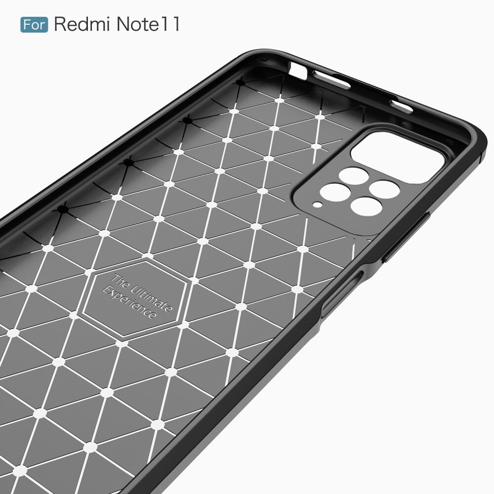 Cover TPU Brushed Xiaomi Redmi Note 11 Nero