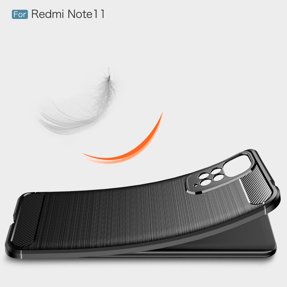 Cover TPU Brushed Xiaomi Redmi Note 11 Nero