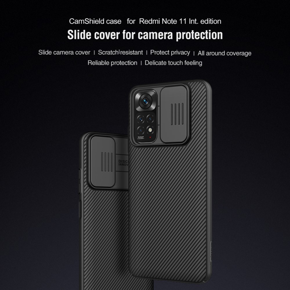 Cover CamShield Xiaomi Redmi Note 11 Nero