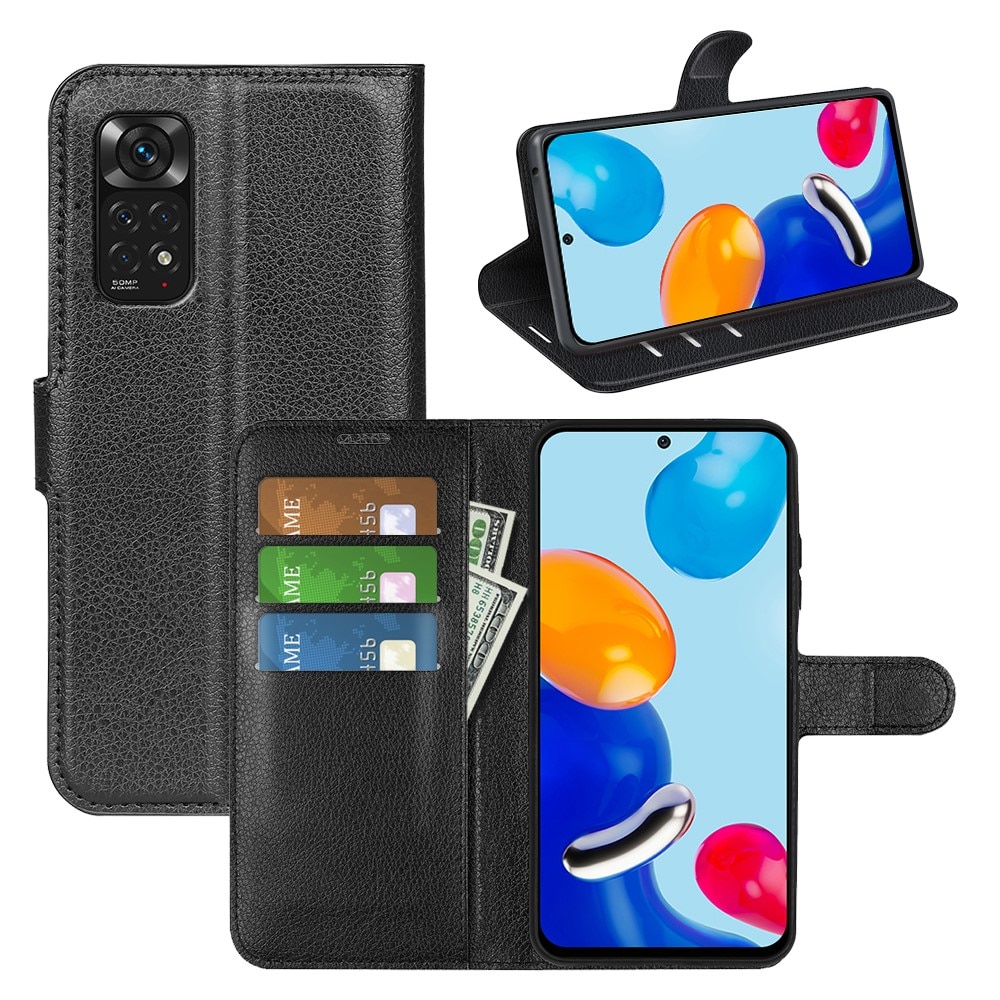 Cover portafoglio Xiaomi Redmi Note 11 Nero