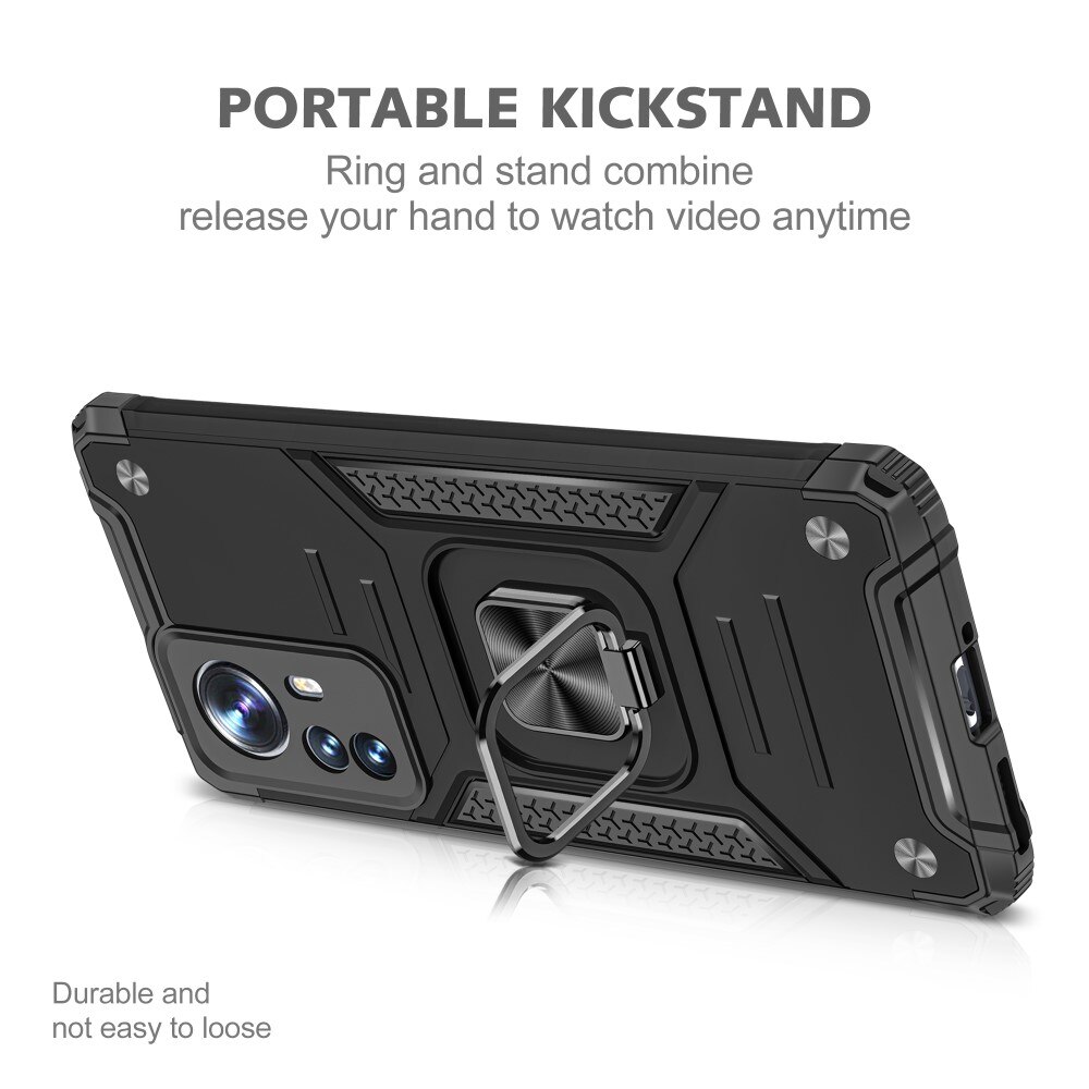 Cover ibrida Tech Xiaomi 12 Pro Nero
