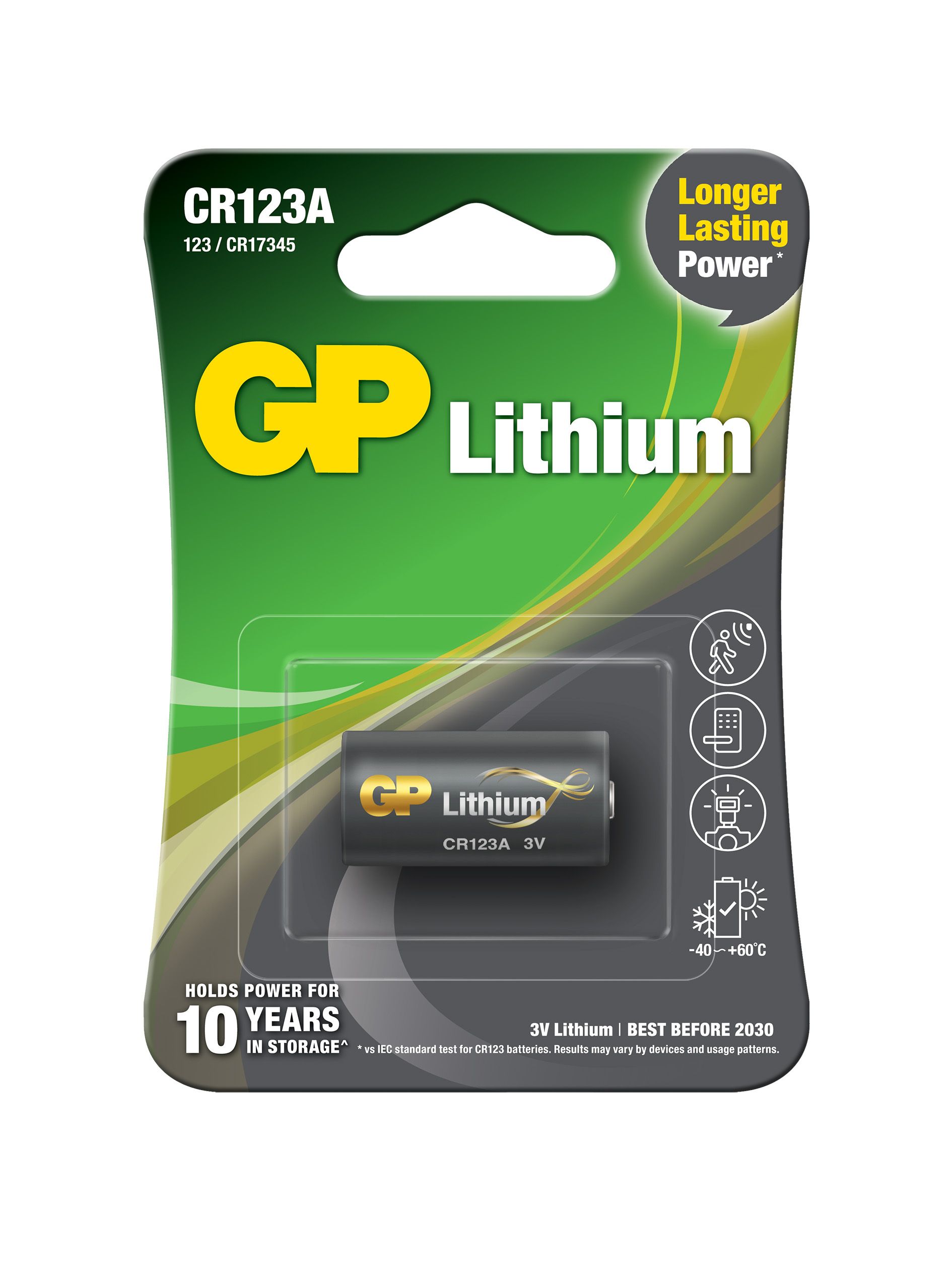 Batteria al litio CR123A