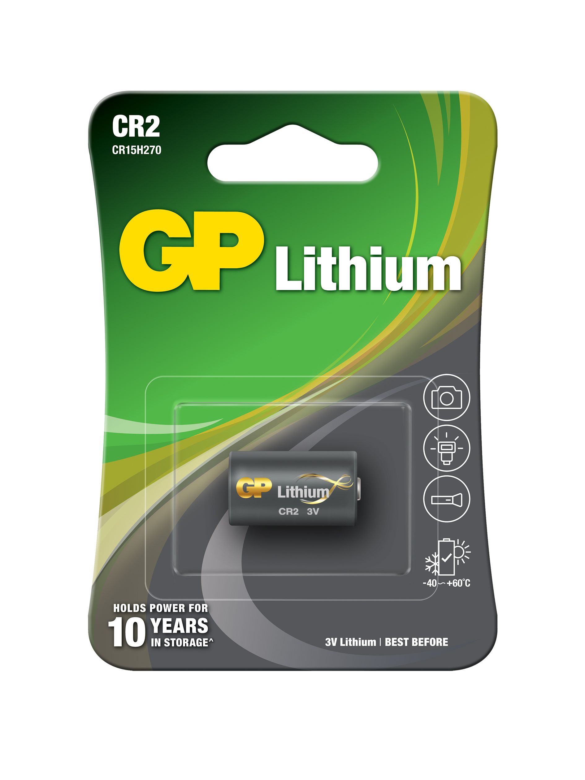 Batteria al litio CR2