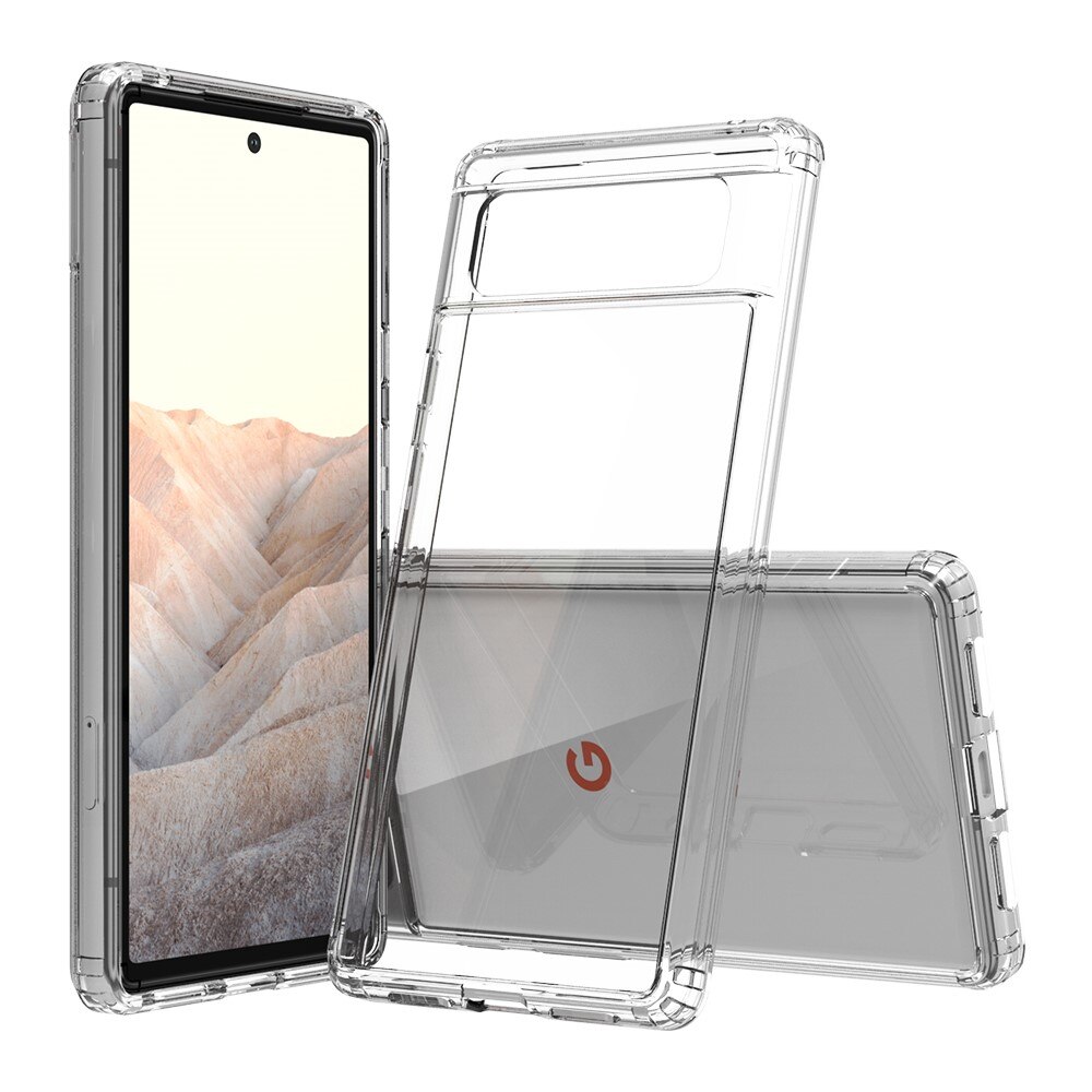 Cover ibrido Crystal Hybrid per Google Pixel 6, trasparente