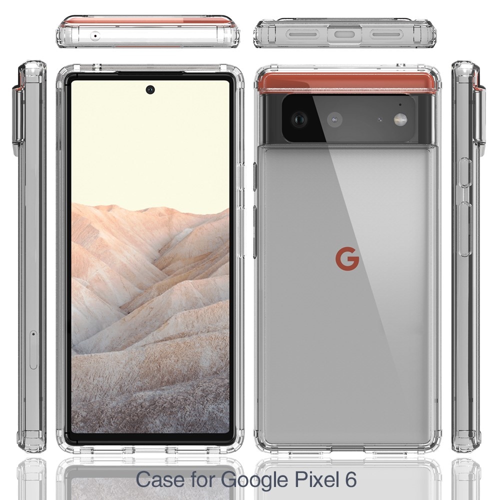 Cover ibrido Crystal Hybrid per Google Pixel 6, trasparente