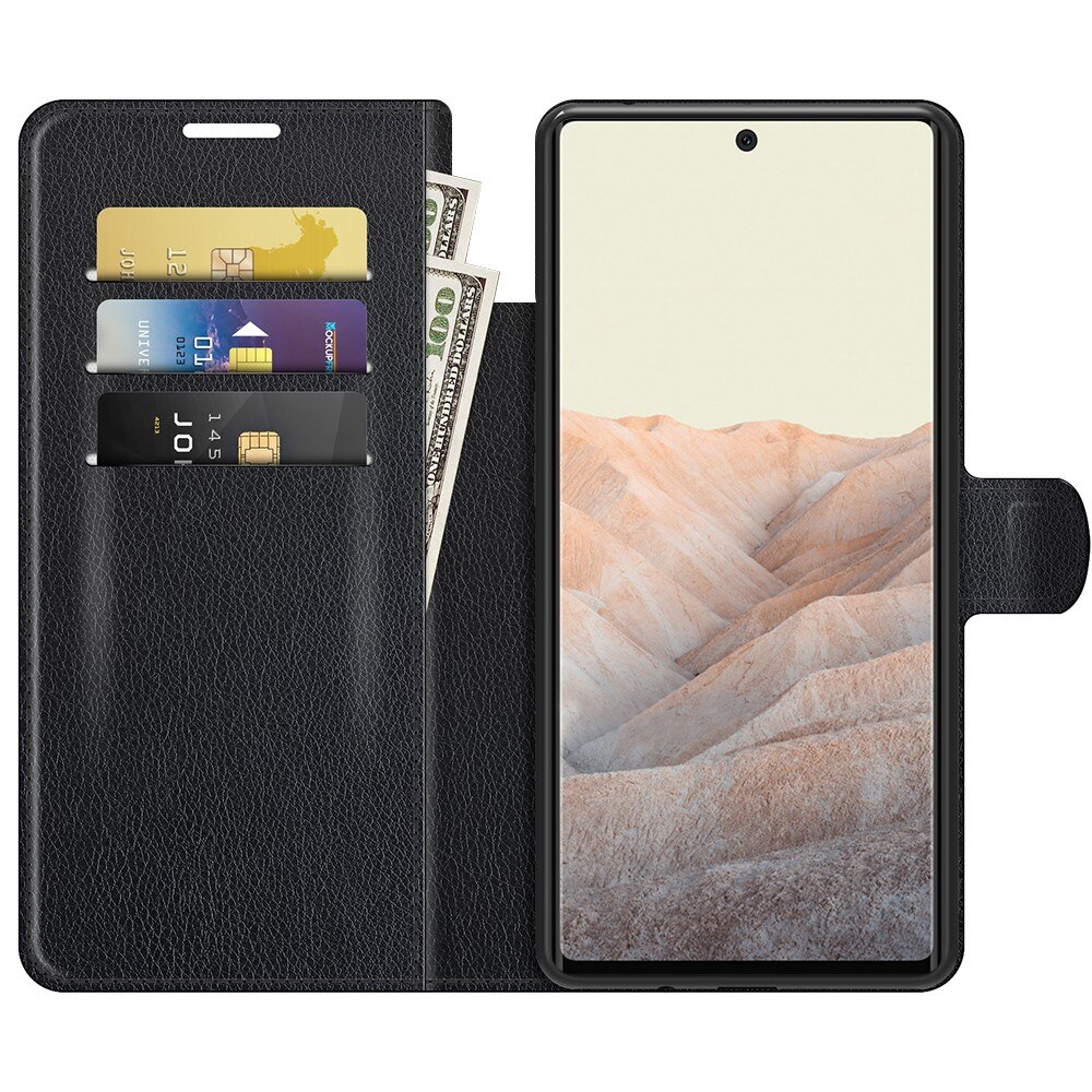 Cover portafoglio Google Pixel 6 Nero