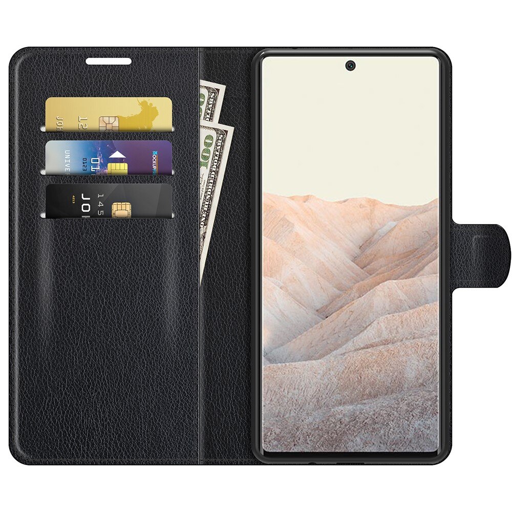 Cover portafoglio Google Pixel 6 Pro Nero