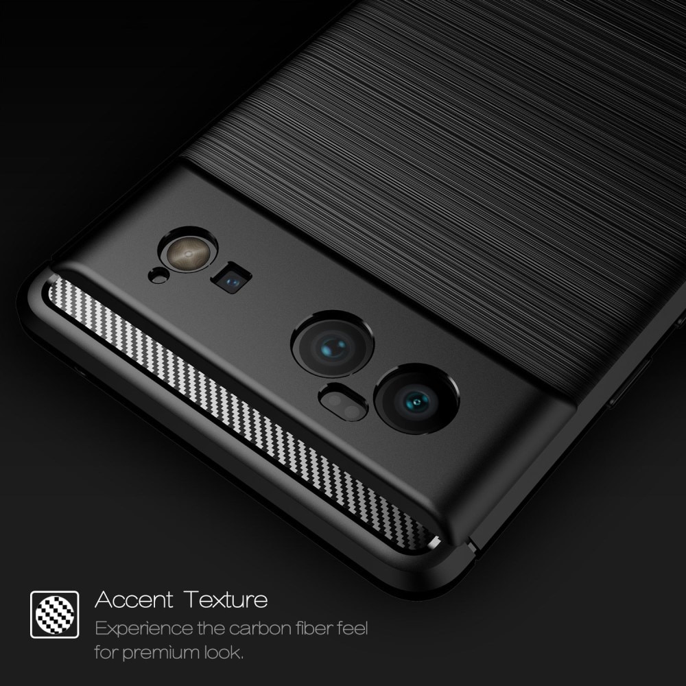 Cover TPU Brushed Google Pixel 6 Pro Nero