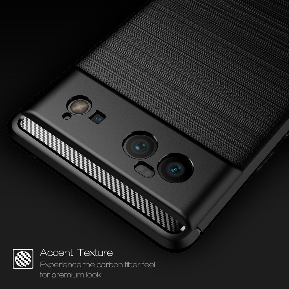 Cover TPU Brushed Google Pixel 6 Nero