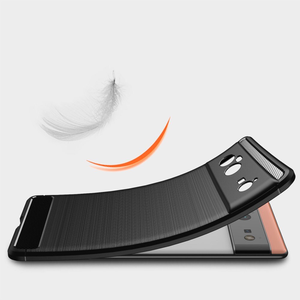 Cover TPU Brushed Google Pixel 6 Nero