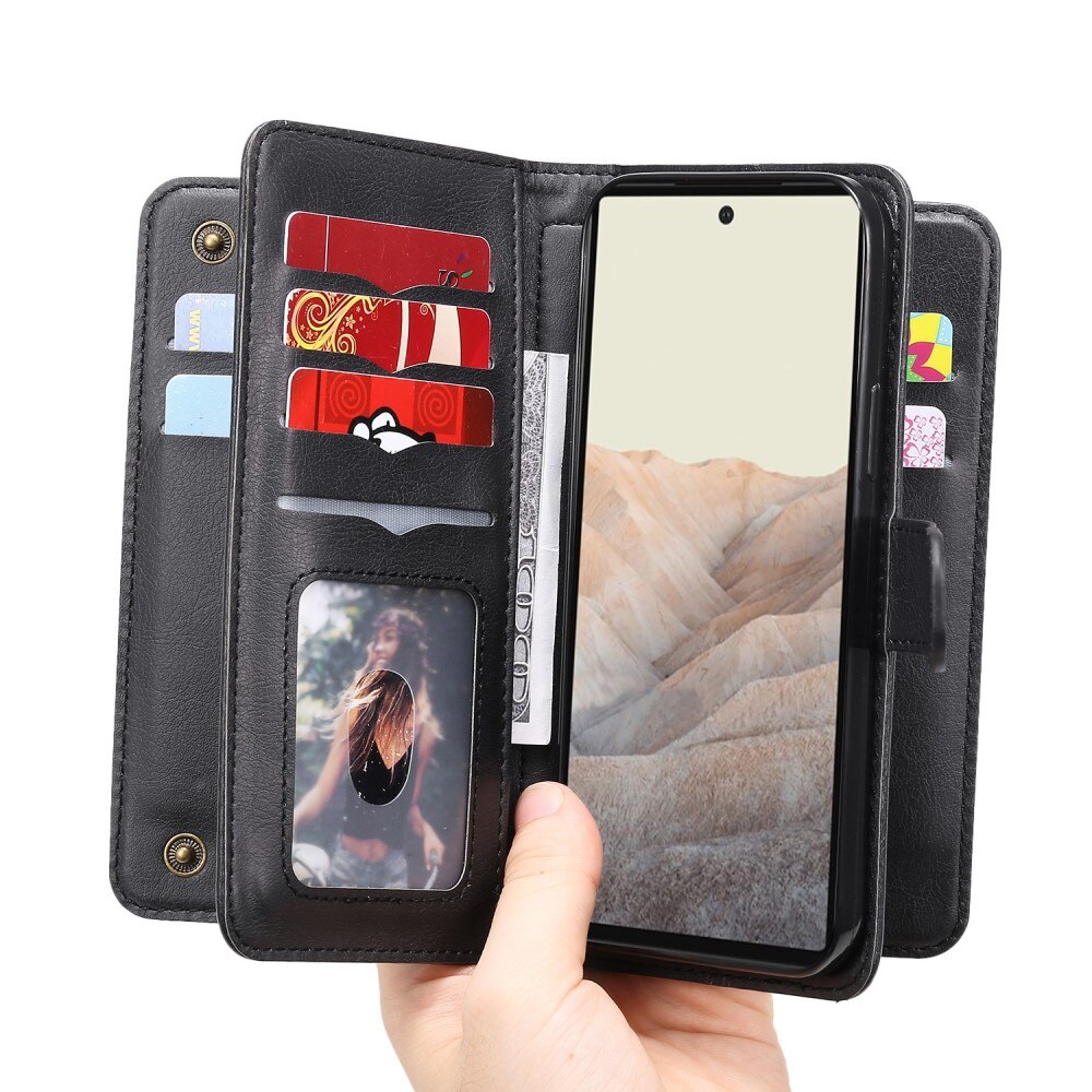 Cover portafoglio Multi-slot Google Pixel 6 Nero