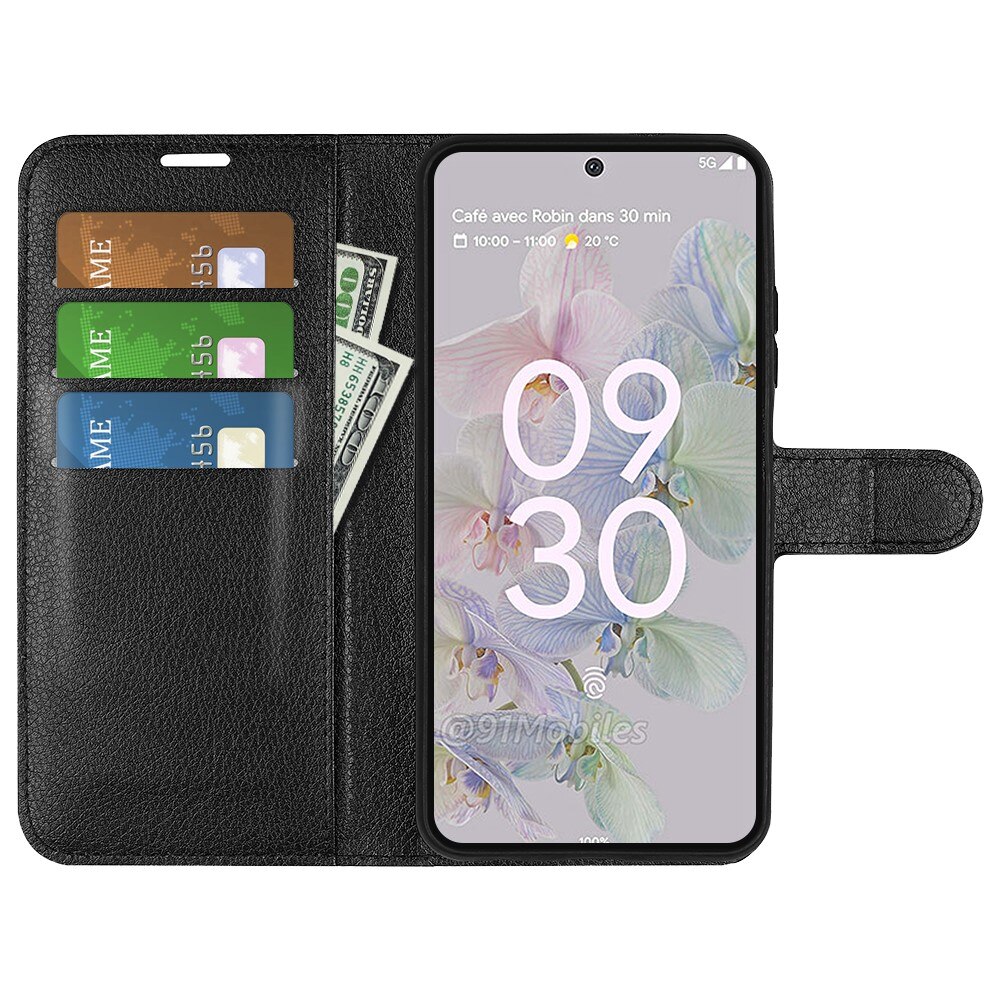 Cover portafoglio Google Pixel 6a Nero