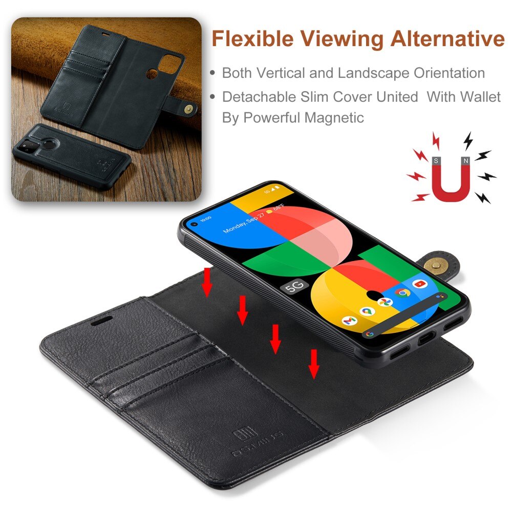 Cover portafoglio Magnet Wallet Google Pixel 5a Black