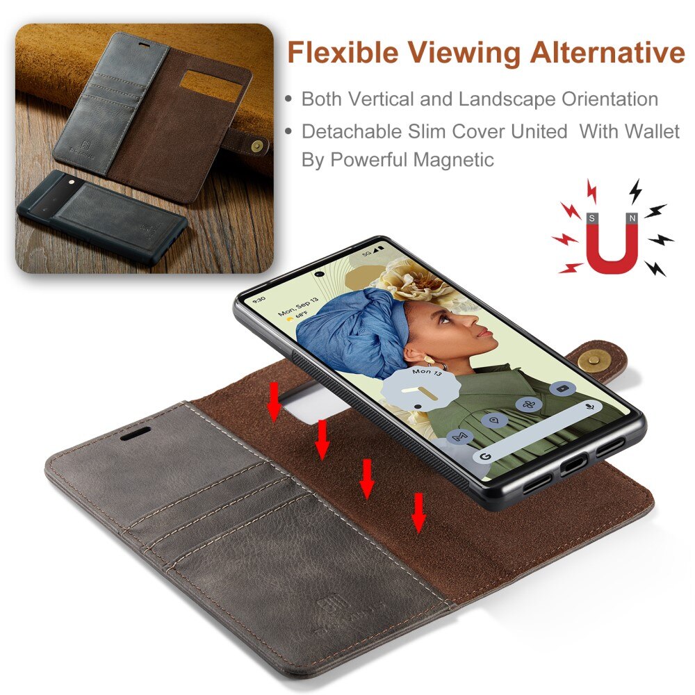 Cover portafoglio Magnet Wallet Google Pixel 6 Pro Brown