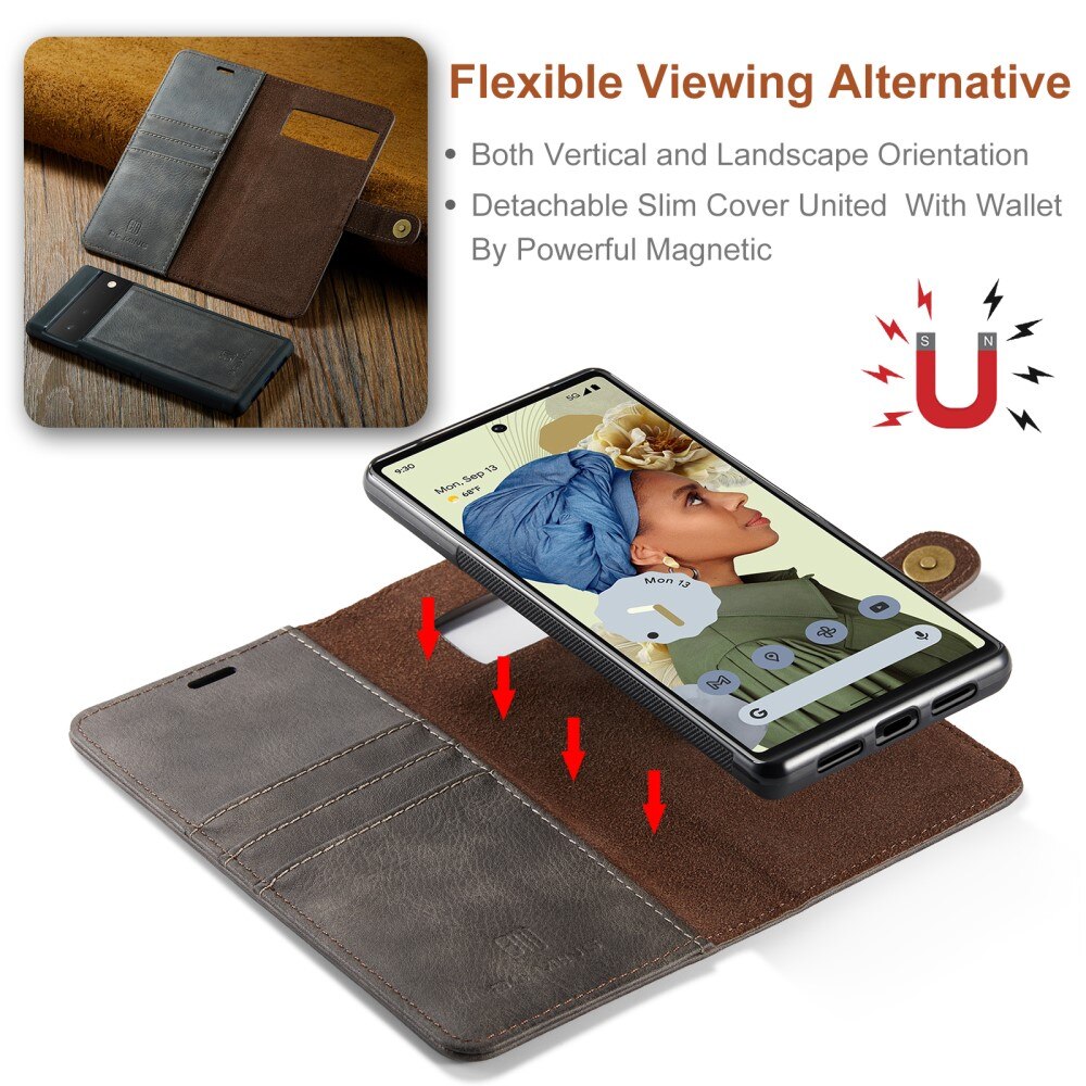 Cover portafoglio Magnet Wallet Google Pixel 6 Pro Marrone