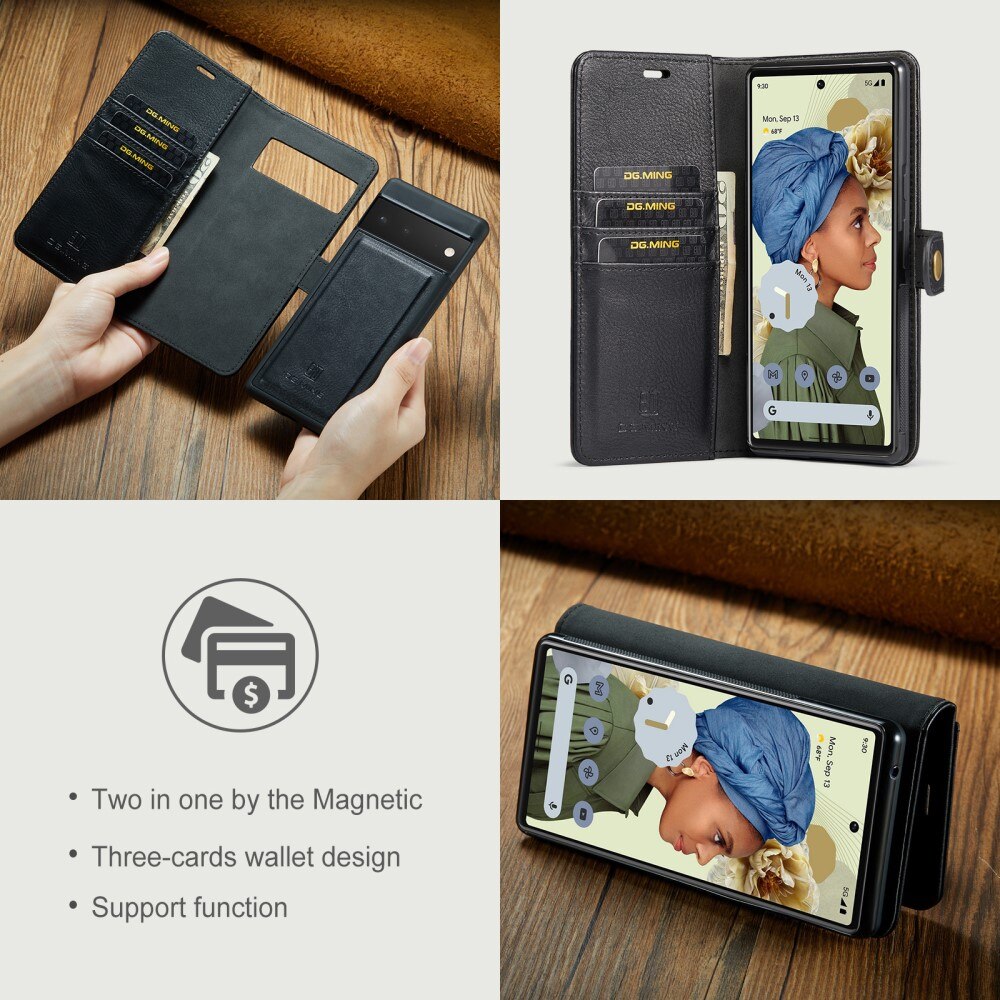 Cover portafoglio Magnet Wallet Google Pixel 6 Pro Black