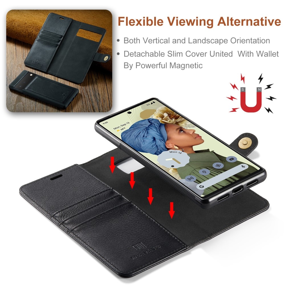 Cover portafoglio Magnet Wallet Google Pixel 6 Pro Black