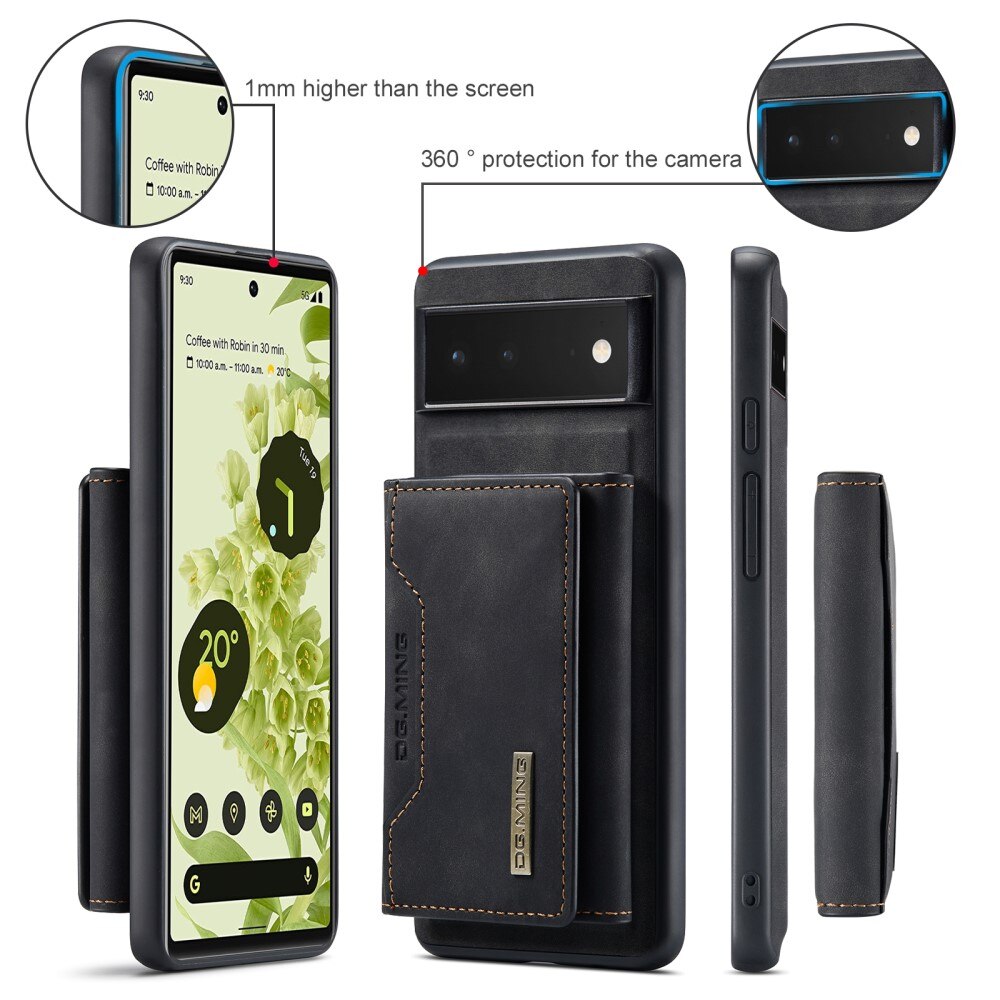 Cover Magnetic Card SlotGoogle Pixel 6 Nero