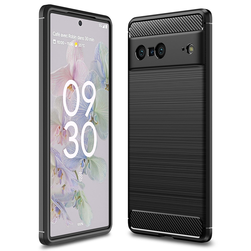 Cover TPU Brushed Google Pixel 7 Nero