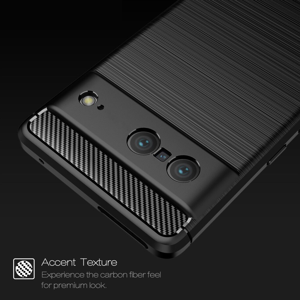 Cover TPU Brushed Google Pixel 7 Nero