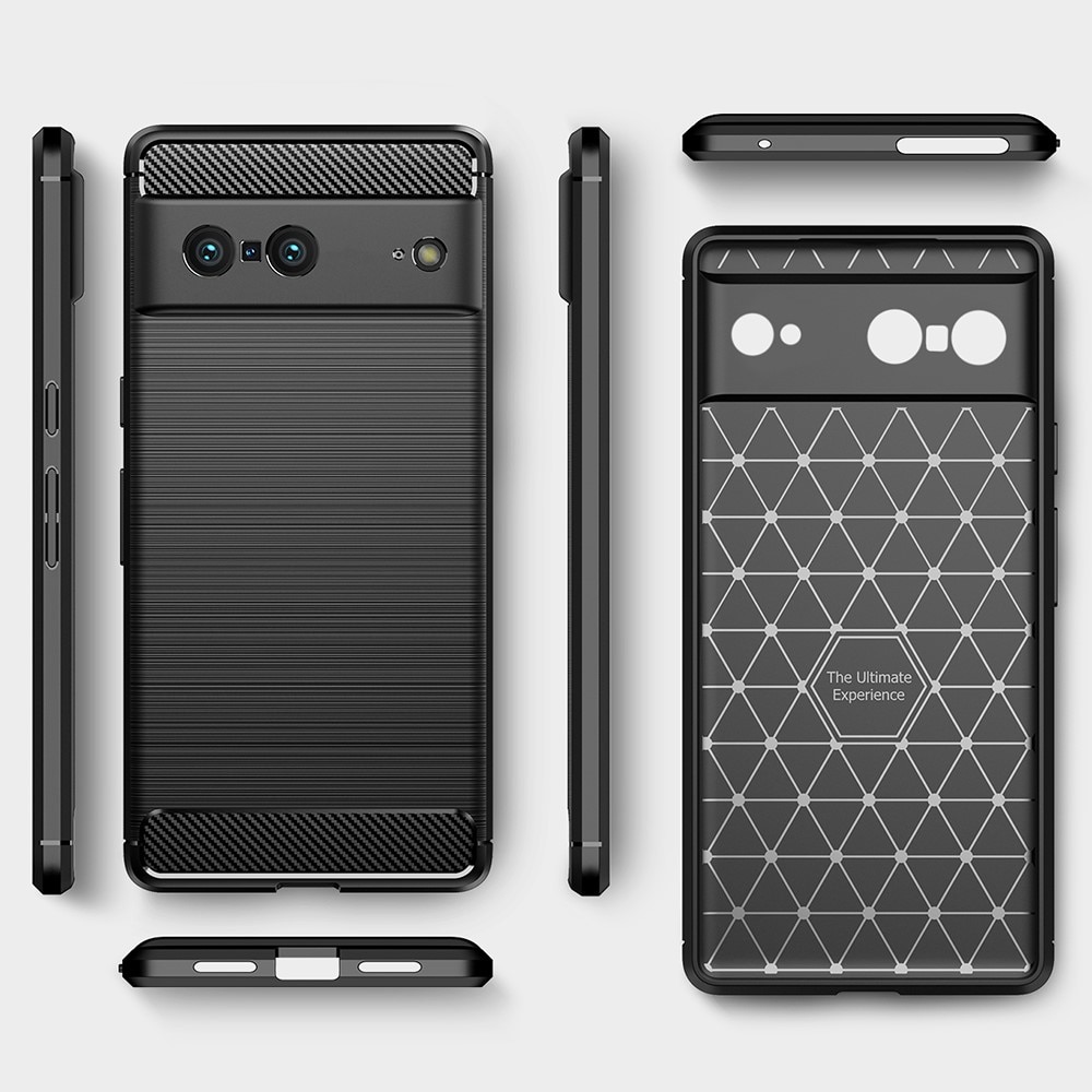 Cover TPU Brushed Google Pixel 7 Nero