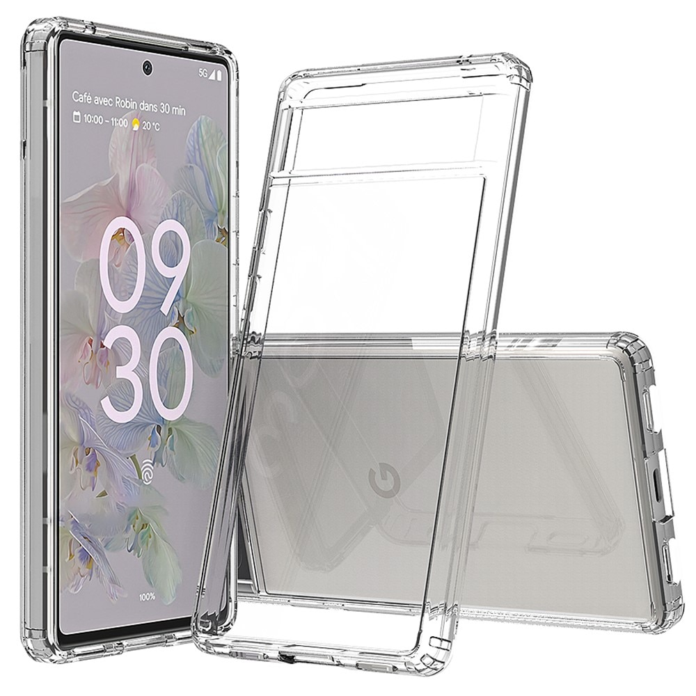 Cover ibrido Crystal Hybrid per Google Pixel 6a, trasparente