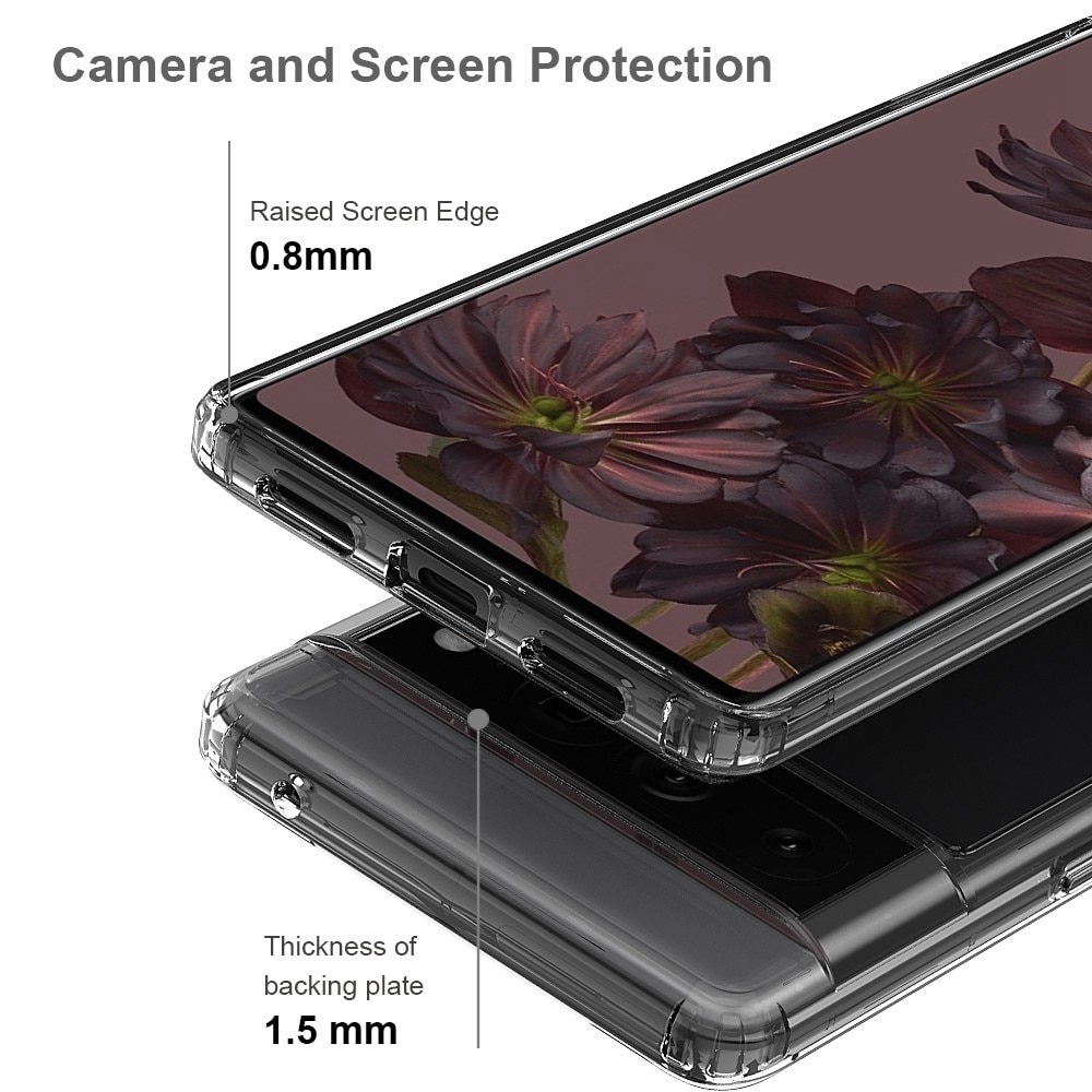 Cover ibrido Crystal Hybrid per Google Pixel 7 Pro, trasparente