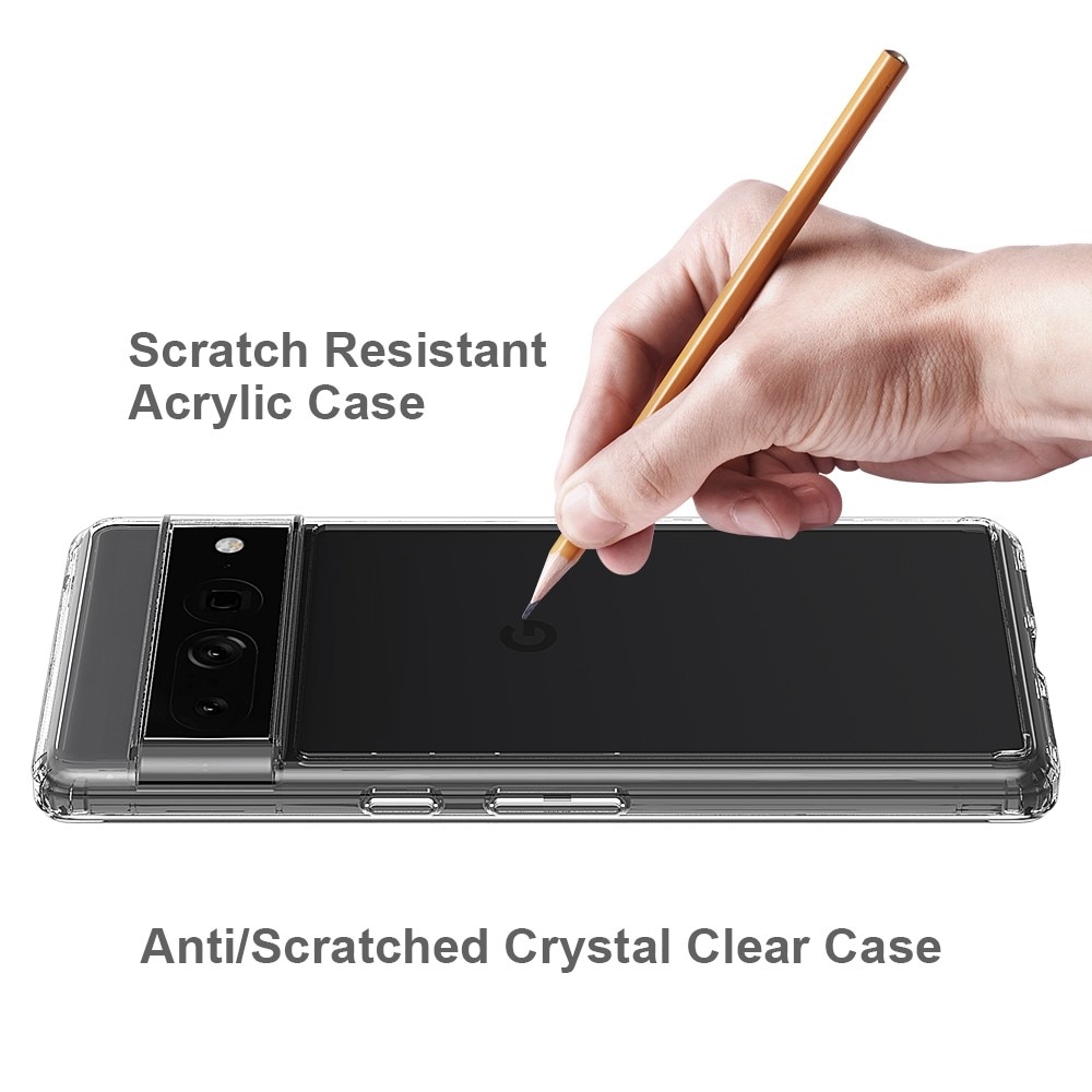 Cover ibrido Crystal Hybrid per Google Pixel 7 Pro, trasparente