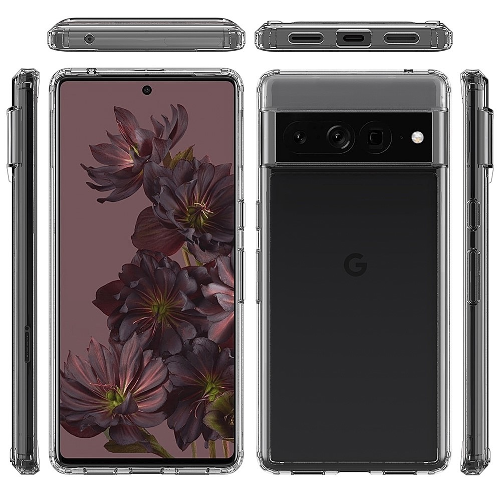 Cover ibrido Crystal Hybrid per Google Pixel 7 Pro, trasparente