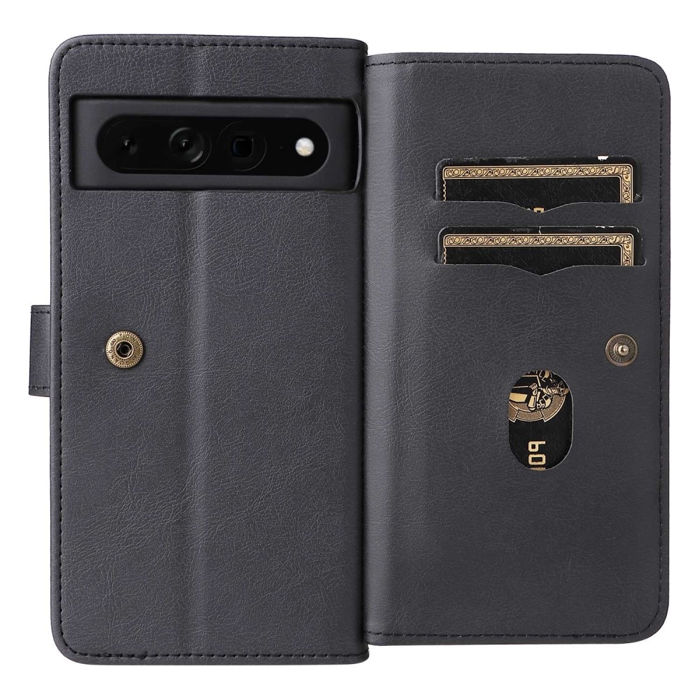 Cover portafoglio Multi-slot Google Pixel 7 Pro, nero