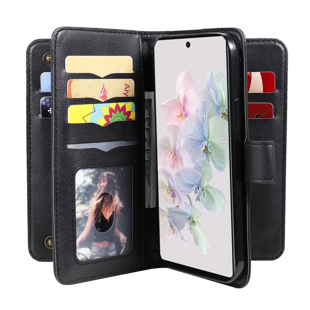 Cover portafoglio Multi-slot Google Pixel 7, nero