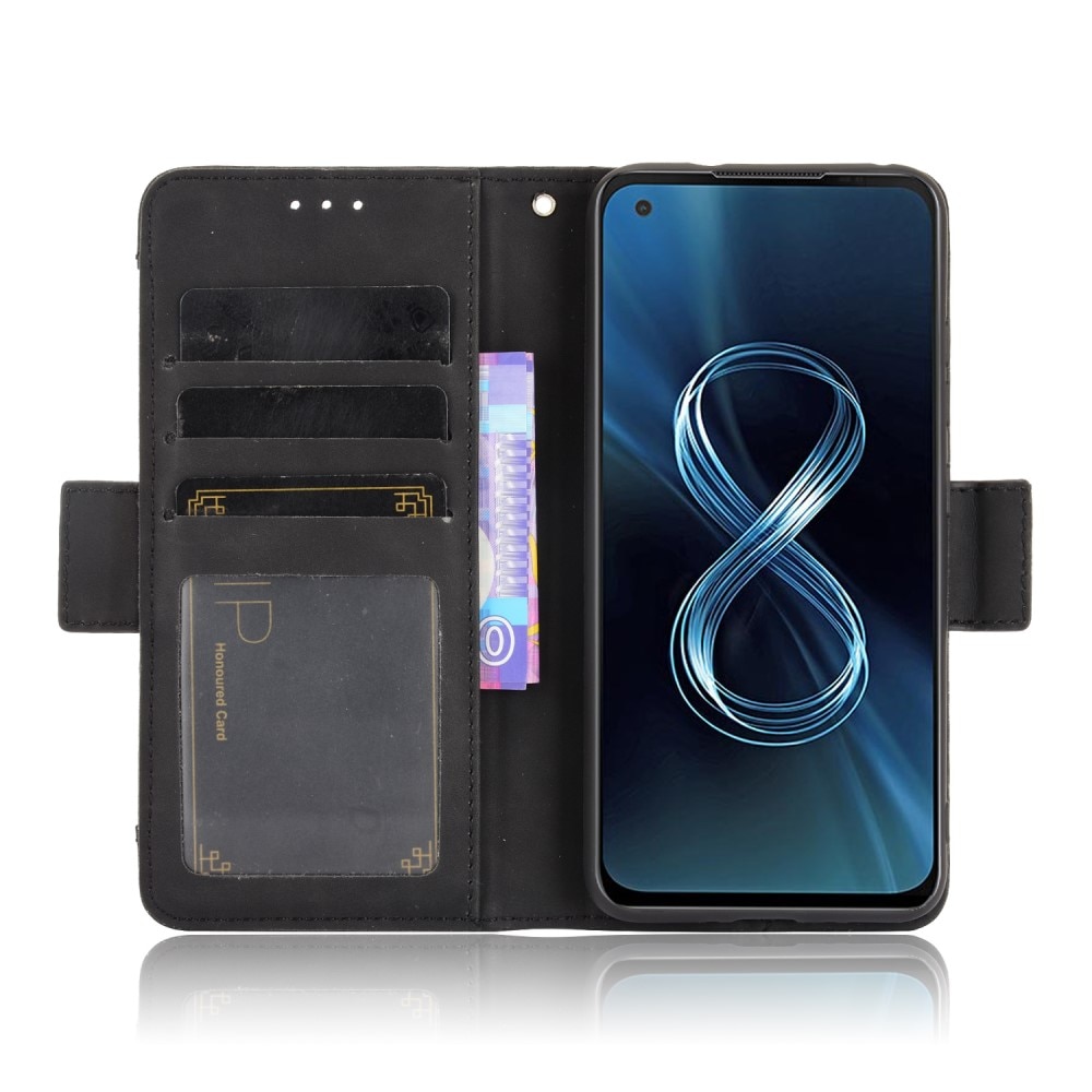 Cover portafoglio Multi Asus ZenFone 8 Nero