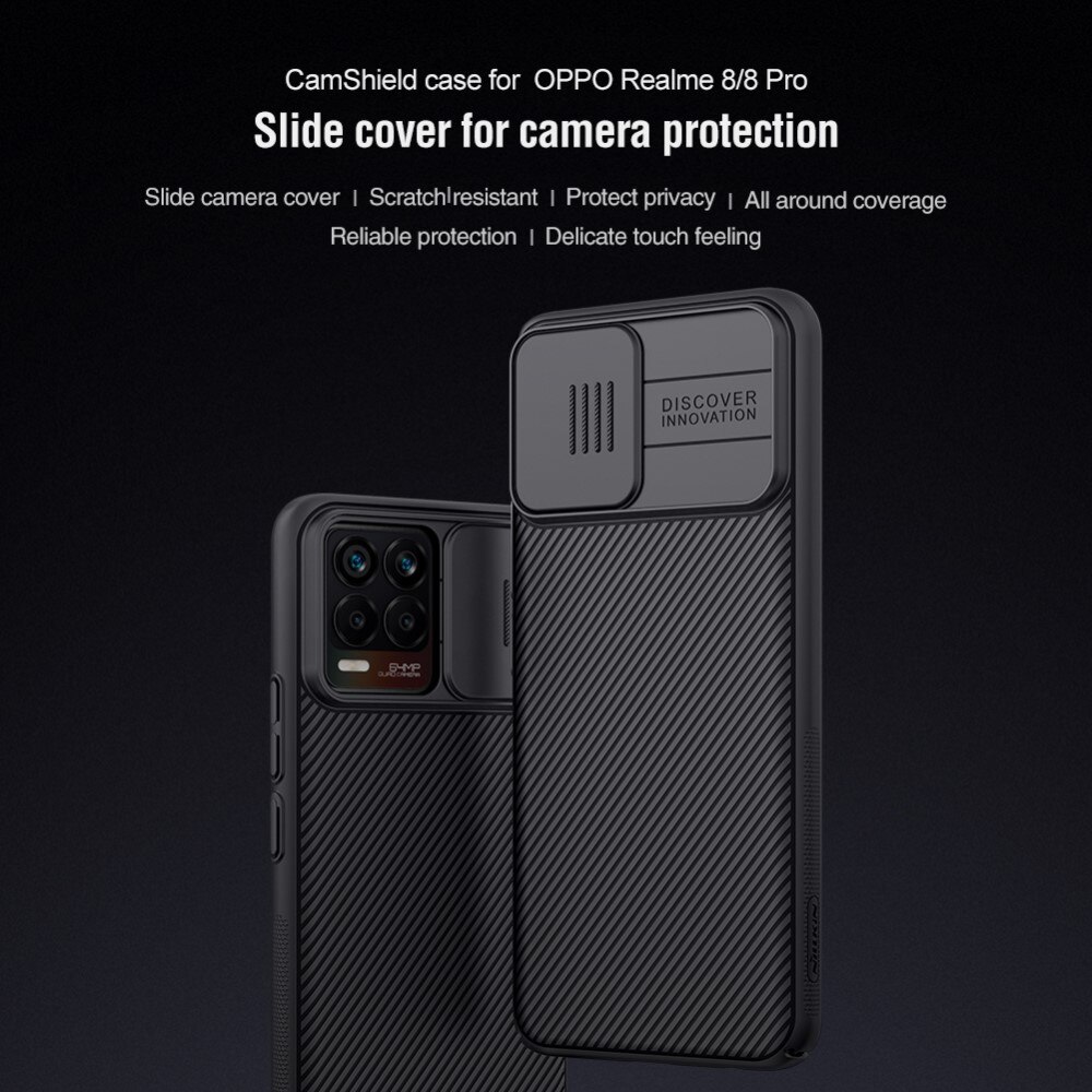 Cover CamShield Realme 8/8 Pro Nero