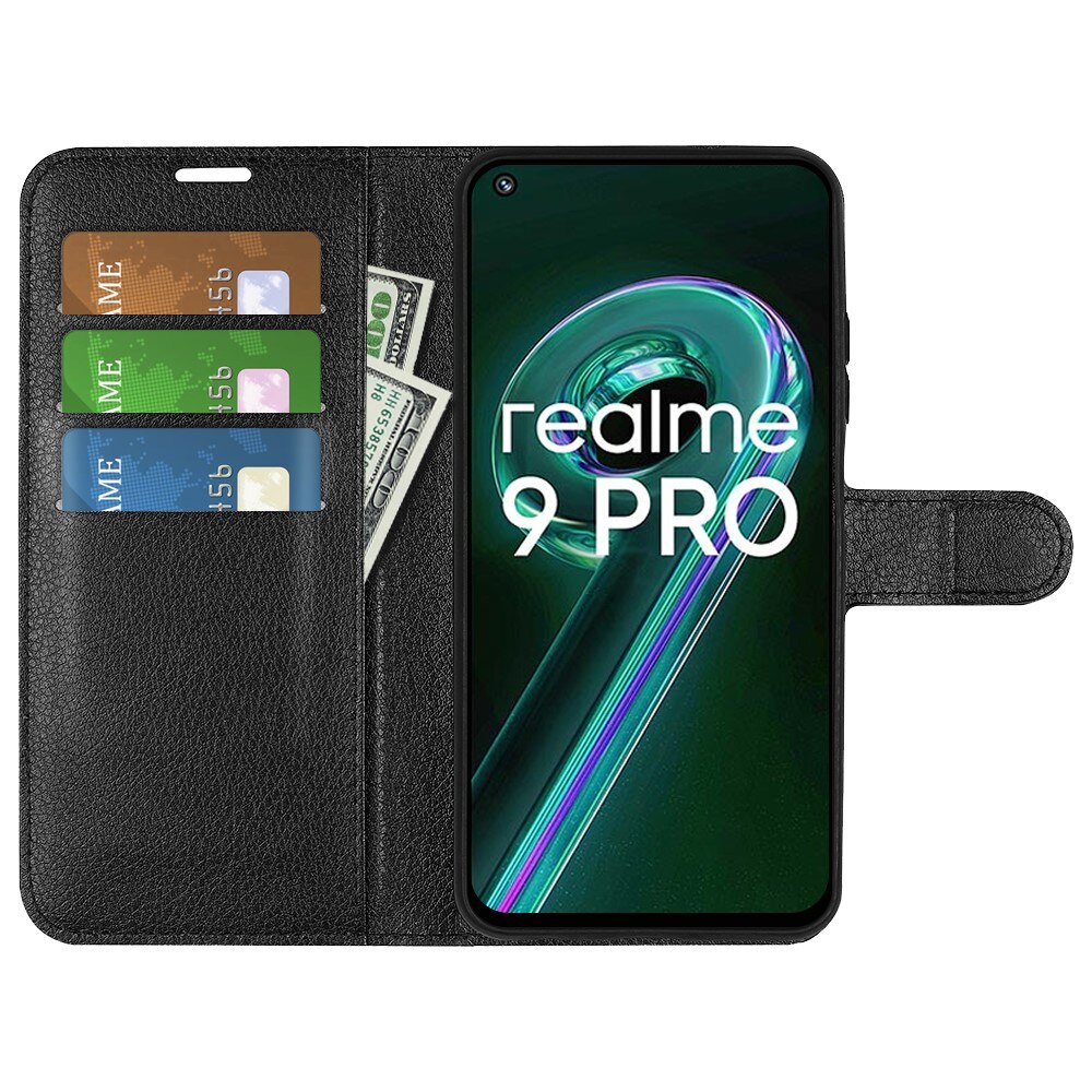 Cover portafoglio Realme 9 Pro Nero