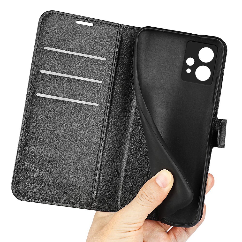 Cover portafoglio Realme 9 Pro Plus Nero