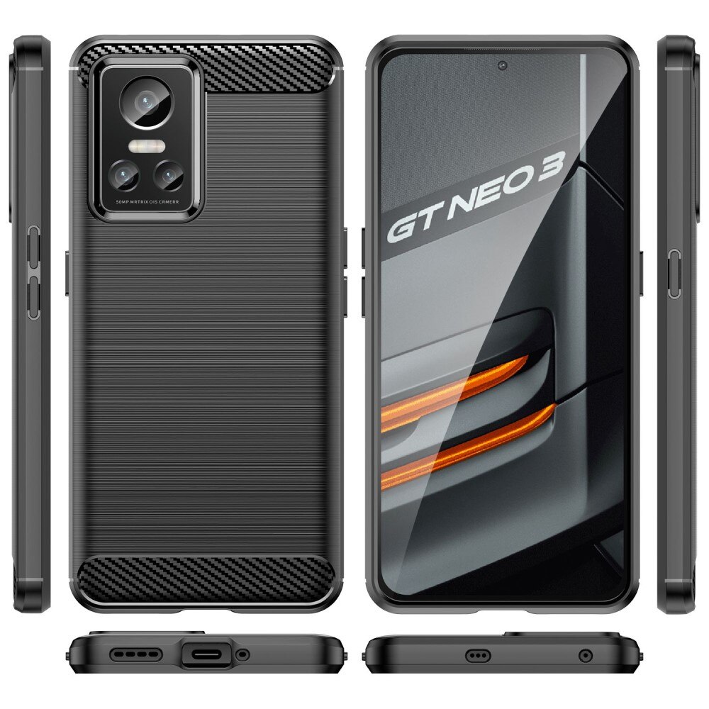 Cover Brushed TPU Case Realme GT Neo 3 Black