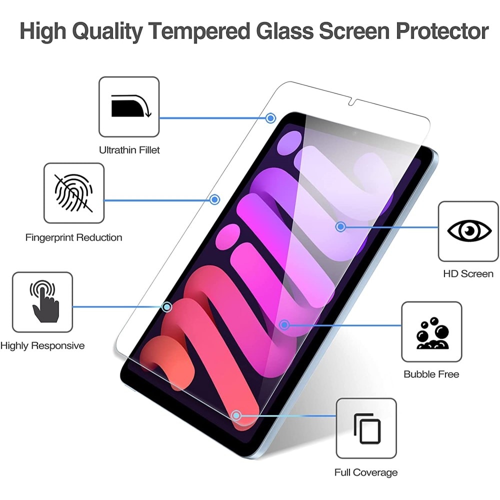 Proteggischermo in vetro temperato 0.3mm iPad Mini 6th Gen (2021)