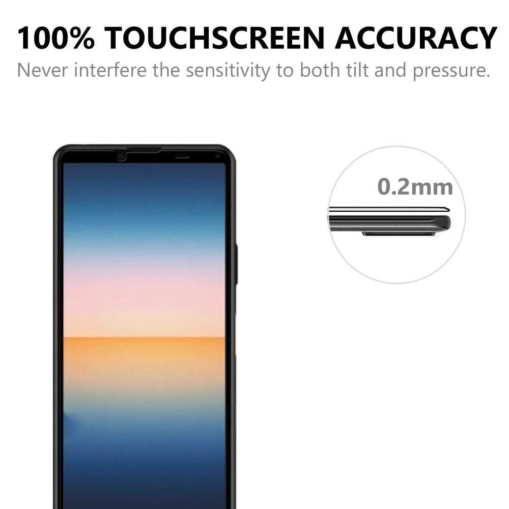 Vetro temperato a schermo intero Sony Xperia 10 III Nero
