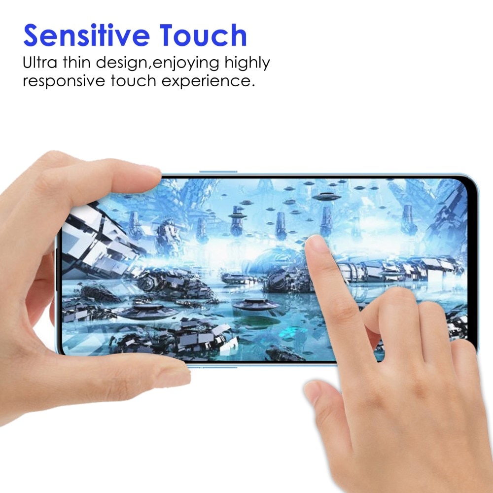 Vetro temperato a schermo intero Samsung Galaxy A73 5G Nero