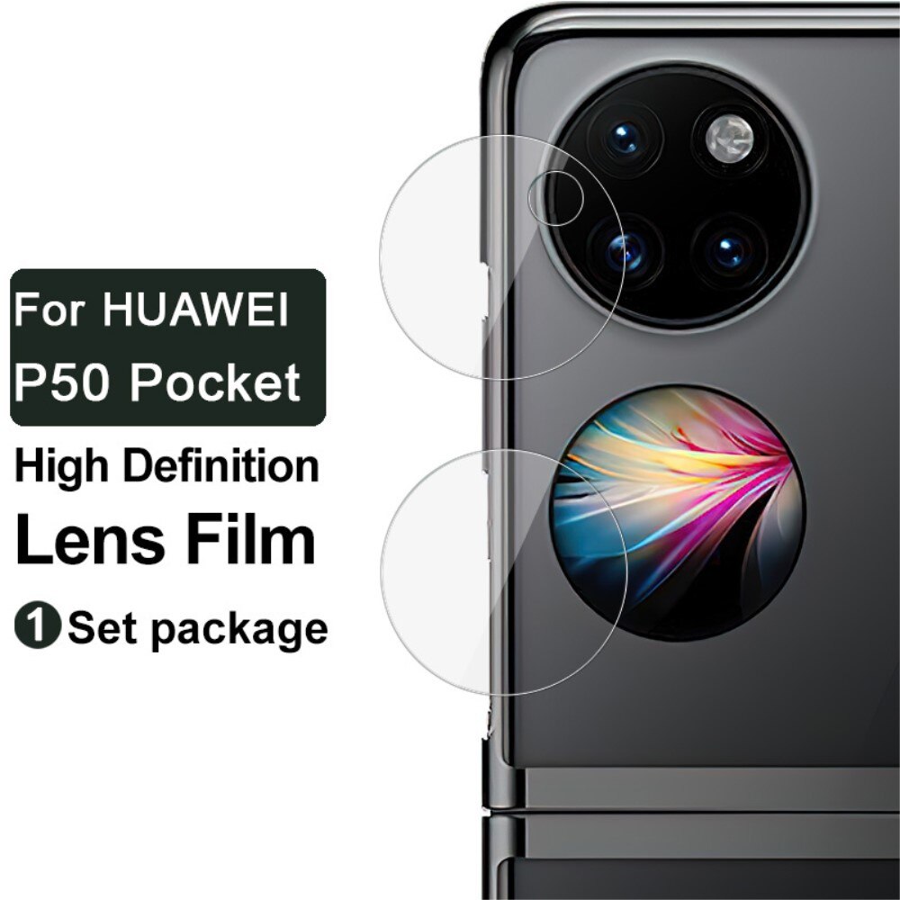 Proteggilente in vetro temperato da 0,2 mm Huawei Pocket S/P50 Pocket Trasparente