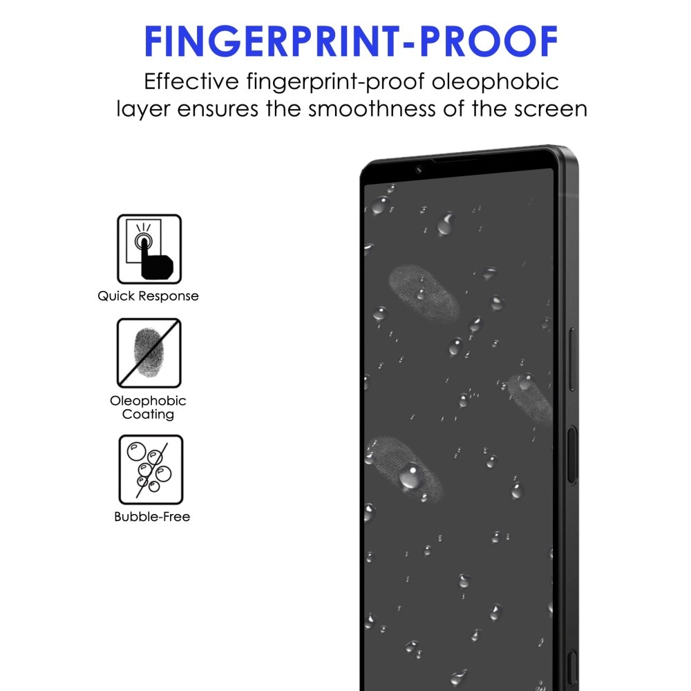 Proteggischermo per schermo intero Sony Xperia 1 IV Nero