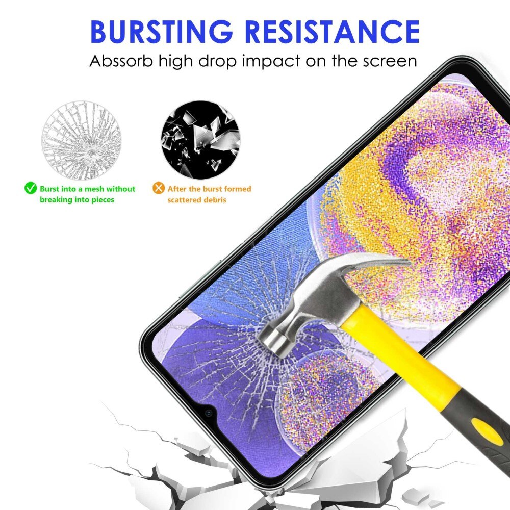 Proteggischermo per schermo intero Samsung Galaxy A23 Nero