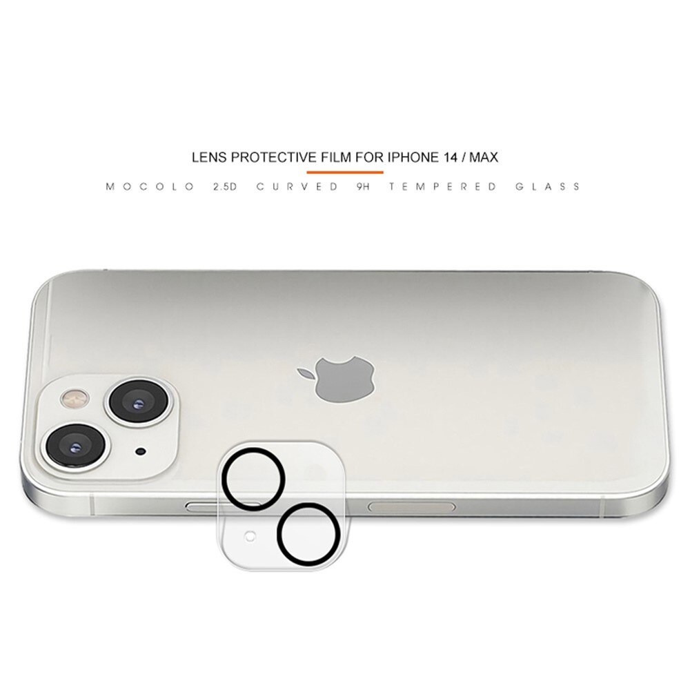 Protettore da fotocamera di vetro temperato 0.2mm iPhone 14 Plus Trasparente