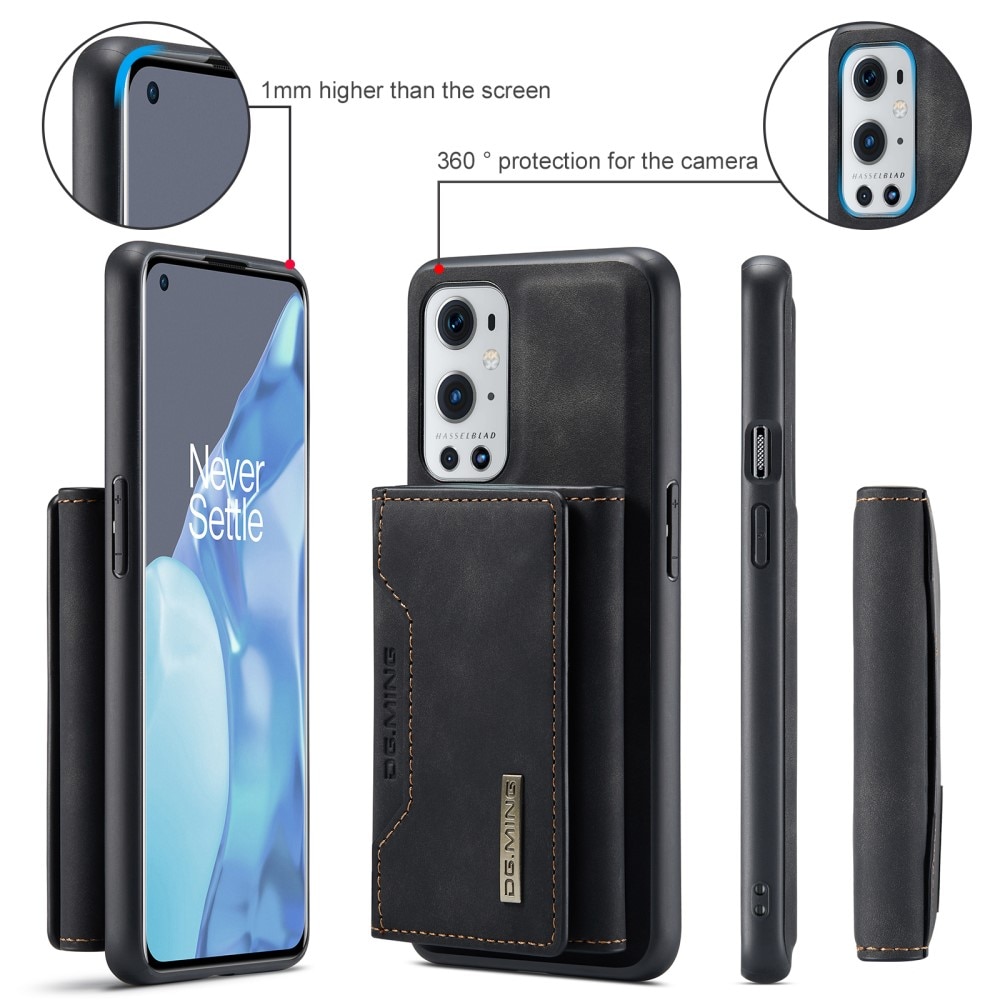 Cover Magnetic Card Slots OnePlus 9 Pro Black