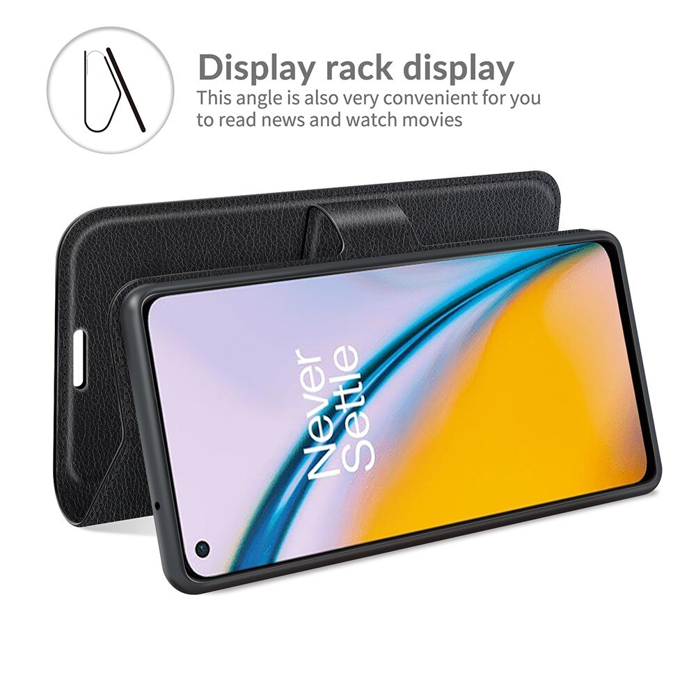 Cover portafoglio  OnePlus Nord 2 5G Nero