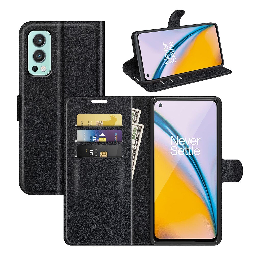 Cover portafoglio  OnePlus Nord 2 5G Nero