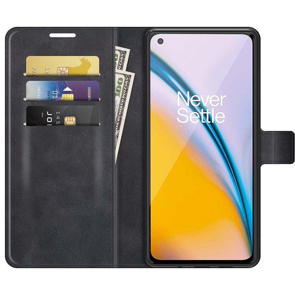 Cover portafoglio Leather Wallet OnePlus Nord 2 5G Black