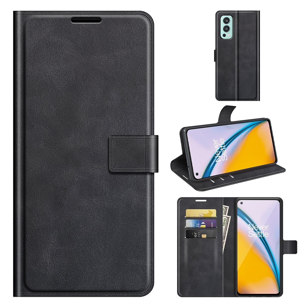 Cover portafoglio Leather Wallet OnePlus Nord 2 5G Black