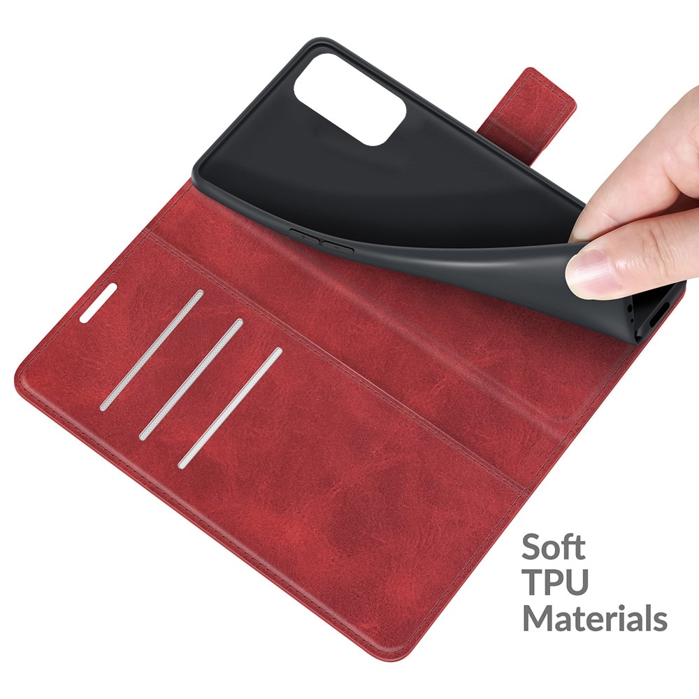 Cover portafoglio Leather Wallet OnePlus Nord 2 5G Red