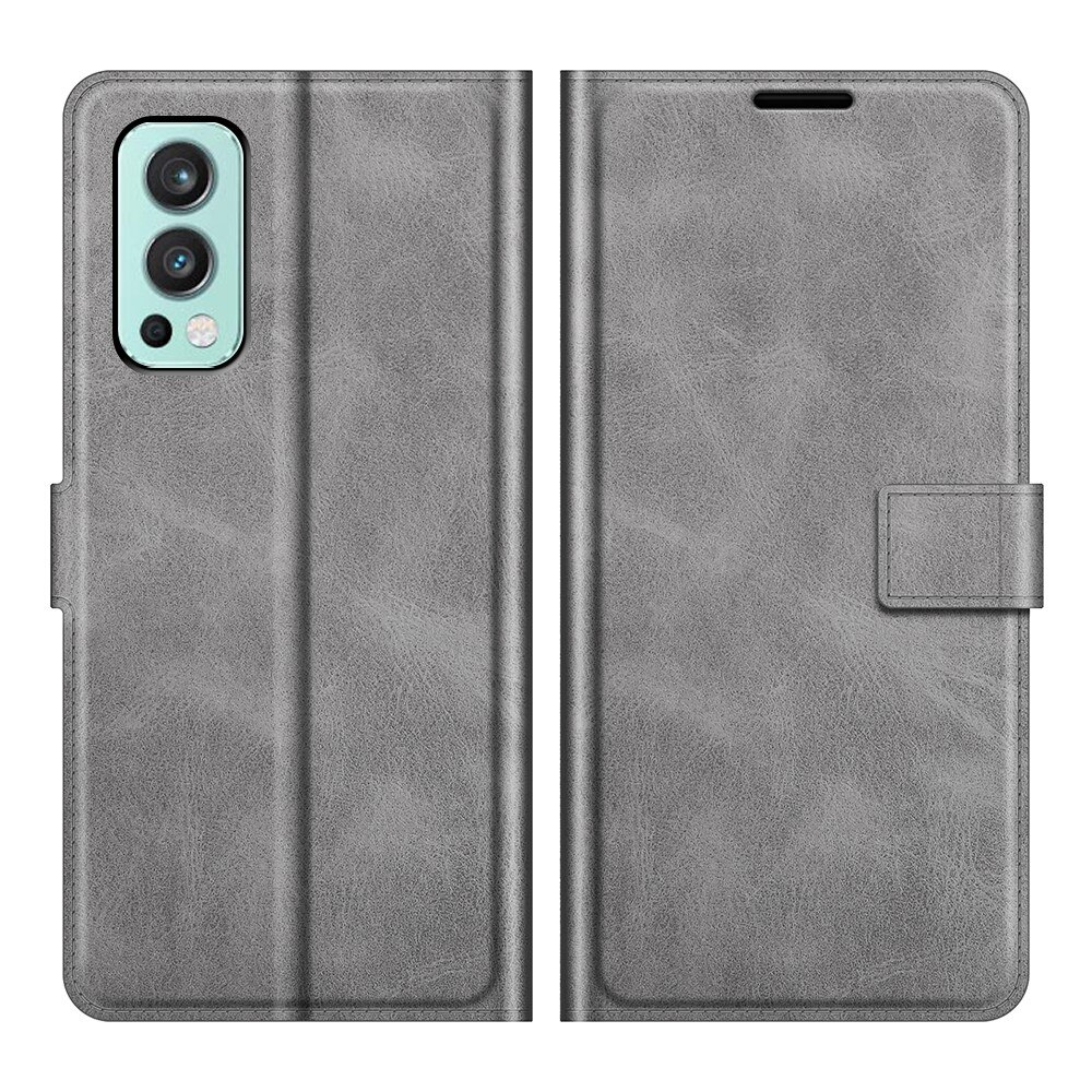 Cover portafoglio Leather Wallet OnePlus Nord 2 5G Grey